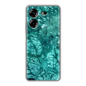 Мраморний чехол на Tecno POVA 5 (LG7n) (VPrint) (Зелений мрамор)