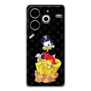 Чехли для Tecno Pova 6 Neo 5G - Скрудж МакДак Louis Vuitton (PREMIUMPrint) (Богатство Макдака)