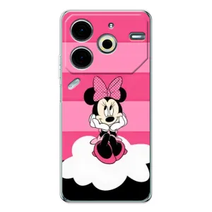 Міккі Маус чохол для Tecno Pova 6 Neo 5G (AlphaPrint - Мультяшні) (Дівчинка Maus)