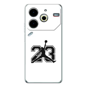 Чехлы для Tecno Pova 6 Neo 5G - с картинкой JORDAN (AlphaPrint) (Jordan 23)