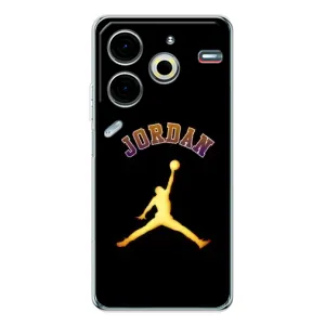 Чехлы для Tecno Pova 6 Neo 5G - с картинкой JORDAN (AlphaPrint) (Jordan Gold)