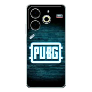 Чеjхол PUBG для Пова 6 Нео 5Джі (AlphaPrint) (Лого PUBG)