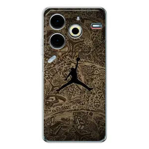 Чехлы для Tecno Pova 6 Neo 5G - с картинкой JORDAN (AlphaPrint) (Logo Jordan)