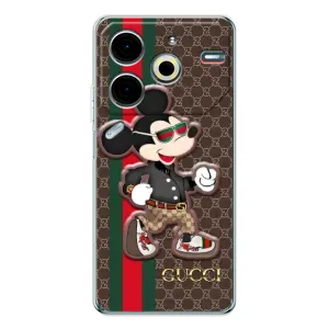 Чохли  GUCCI для Пова 6 Нео 5Джі (AlphaPrint) (Маус Гуччі)