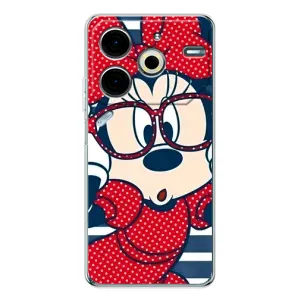 Міккі Маус чохол для Tecno Pova 6 Neo 5G (AlphaPrint - Мультяшні) (Маус в окулярах)