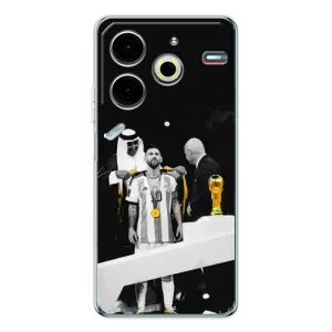 Чохли для Tecno Pova 6 Neo 5G (Leo чемпіон) (AlphaPrint) (Мессі коронований)