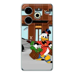 Чехли для Tecno Pova 6 Neo 5G - Скрудж МакДак Louis Vuitton (PREMIUMPrint) (Скрудж ЛВ)