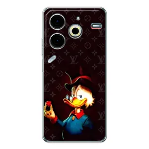 Чехли для Tecno Pova 6 Neo 5G - Скрудж МакДак Louis Vuitton (PREMIUMPrint) (Скрудж з ботліантом)