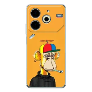 Чохли з Мавпами NFT для Tecno Pova 6 Neo 5G (AlphaPrint) (Нудна мавпа NFT)