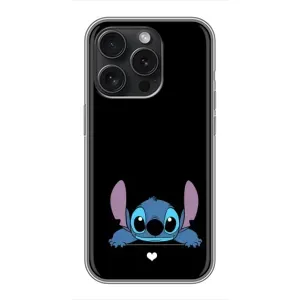 Чохол з принтом Стіч на TECNO Pova 6 Pro (Стіч на чорному)
