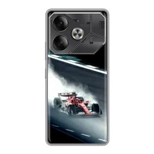 Чехол Формула1 на Tecno Pova 6 (Болид гоночный)