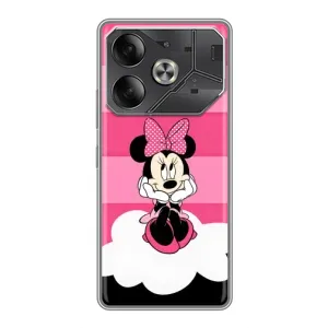 Міккі Маус чохол для Tecno Pova 6 (AlphaPrint - Мультяшні) (Дівчинка Maus)
