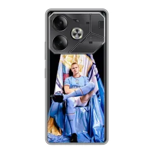 Чохли з футболістом Ерлінг Холанд для Tecno Pova 6 (AlphaPrint) (футболіст Холанн)