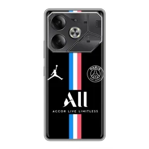 Чехлы PSG для Tecno Pova 6 (AlphaPrint) (футболка ПСЖ)