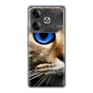 Чохли з Котиками для Tecno Pova 6 (VPrint) (Око кота)