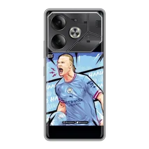 Чохли з футболістом Ерлінг Холанд для Tecno Pova 6 (AlphaPrint) (гол Ерлінг Холанд)