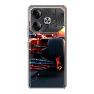 Чехол Формула1 на Tecno Pova 6 (Макларен на закате)