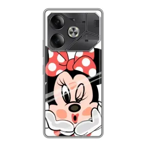 Міккі Маус чохол для Tecno Pova 6 (AlphaPrint - Мультяшні) (Маус Мінні)