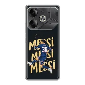 Чохли для Tecno Pova 6 (Leo чемпіон) (AlphaPrint) (Messi ПСЖ)