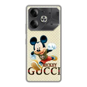 Чохол Disney Mouse Tecno Pova 6 (PREMIUMPrint) (Mikki Gucci)
