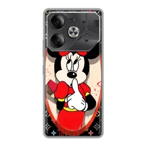 Чохол Disney Mouse Tecno Pova 6 (PREMIUMPrint) (Мінні Маус ЛВ)