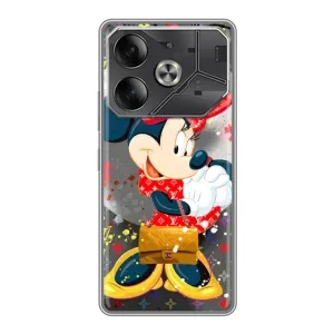 Чохол Disney Mouse Tecno Pova 6 (PREMIUMPrint) (Minni з бантіком)