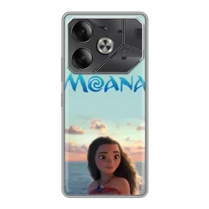 Чехол с мультфильмом Моана Tecno Pova 6 (Портрет Моана)