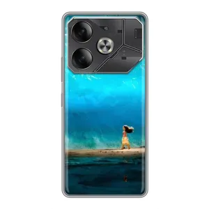 Чехол с мультфильмом Моана Tecno Pova 6 (Океан Моана)