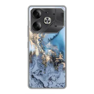 Мраморний чехол на Tecno Pova 6 (VPrint) (Ніжний мрамор)