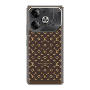 Чохли Луі Вітон для Tecno Pova 6 (AlphaPrint - LOUIS VUITTON) (шпалери LV)
