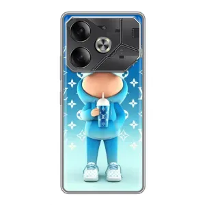 Круті Чохли Луі Віттон для Tecno Pova 6 (AlphaPrint) (Хлопець LV)