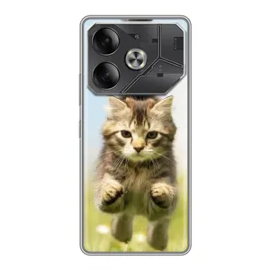 Чохли з Котиками для Tecno Pova 6 (VPrint) (Прижок кота)