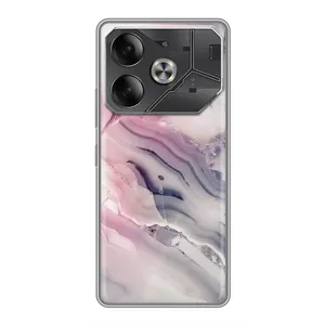 Мраморний чехол на Tecno Pova 6 (VPrint) (Пурпурний Мрамор)