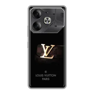 Чохли Луі Вітон для Tecno Pova 6 (AlphaPrint - LOUIS VUITTON) (ремінець LV)
