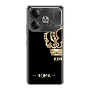Чехлы для Tecno Pova 6 (VPrint) - Футбольные клубы (Roma)