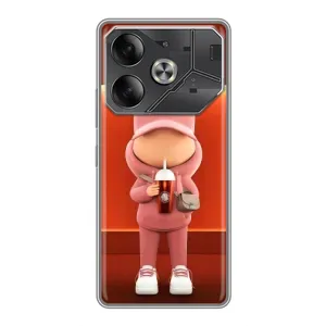 Круті Чохли Луі Віттон для Tecno Pova 6 (AlphaPrint) (З Кавою)
