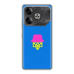 Чехлы для Tecno Pova 6  Укр. Символика (AlphaPrint) (Шапка на гербу)