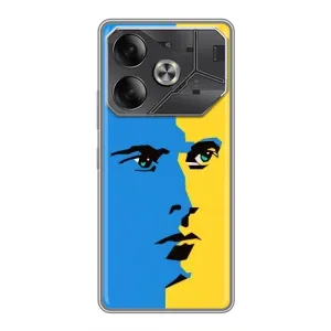 Украинские Чехлы для Tecno Pova 6 с картинкой УПА (AlphaPrint) (Степан Бандера)
