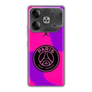 Чехлы PSG для Tecno Pova 6 (AlphaPrint) (яркий ПСЖ)