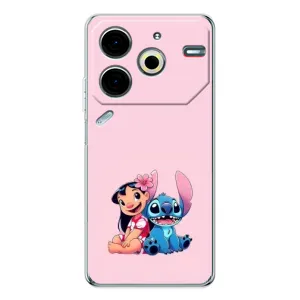 Чохол з принтом Стіч на TECNO Pova 7 Pro (Ліло і Стіч)