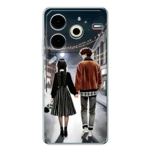 Чехол с дизайном Венздей 2 на Tecno Pova 7 Pro (Уэнздей и Тайлер)