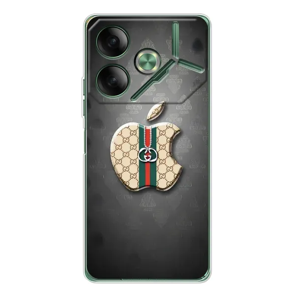 Чехол с принтом «Apple gucci» для TECNO Pova 7