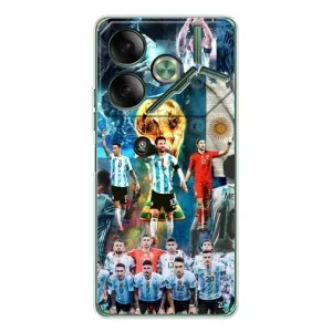 Чохли Мессі для Tecno Pova 7 (AlphaPrint) (Аргентина Мессі)