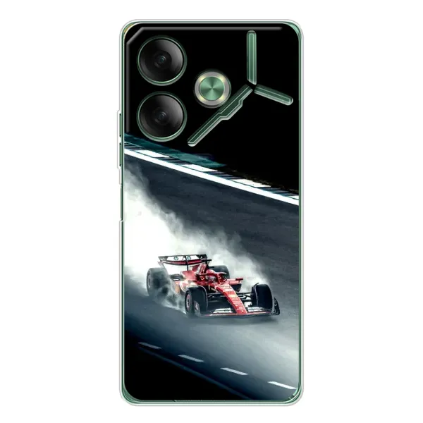 Чохол з принтом «Болід гоночний» для TECNO Pova 7
