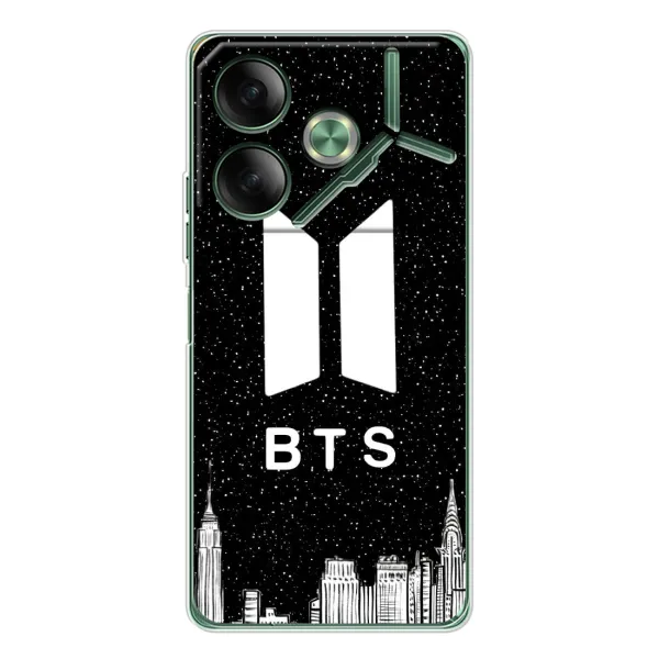 Чехол с принтом «БТС Лого» для TECNO Pova 7