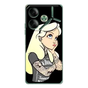 Чехол с принтом «Девочка в тату» для TECNO Pova 7