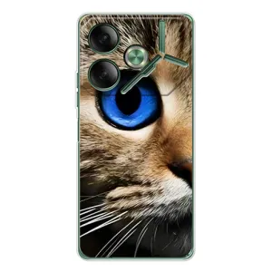 Чохли з Котиками для Tecno Pova 7 (VPrint) (Око кота)