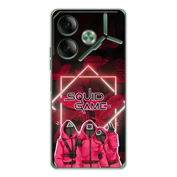 Чехол с принтом «Охранники Игра кальмара» для TECNO Pova 7