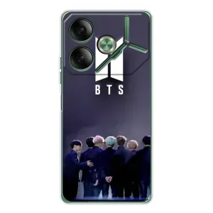 Чехол с принтом «Группа BTS» для TECNO Pova 7