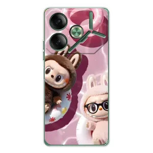 Чехол с Лабубу на Tecno Pova 7 (Игрушка Лабубу)